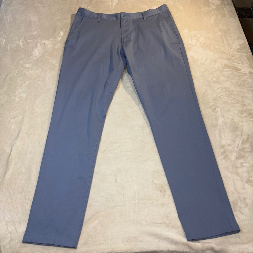 Rhone Mens Commuter Pants Blue Grey 36 Performance Trousers RN141364
